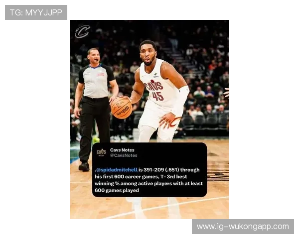 多诺万·米切尔单打效率提升显著 拉开与其他后卫得分差距