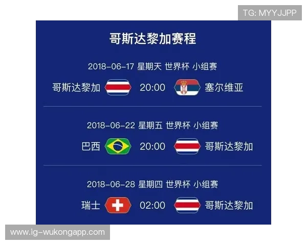 哥斯达黎加2026世界杯A组比赛时间一览 哥斯达黎加2026世界杯A组比赛时间一览